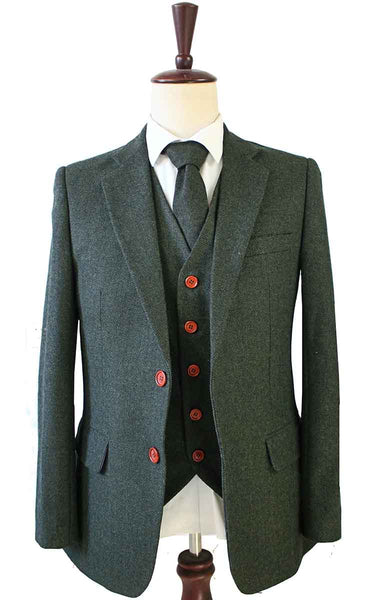 Herringbone 3 piece suit discount