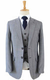 LIGHT GREY PRINCE OF WALES CHECK SUIT