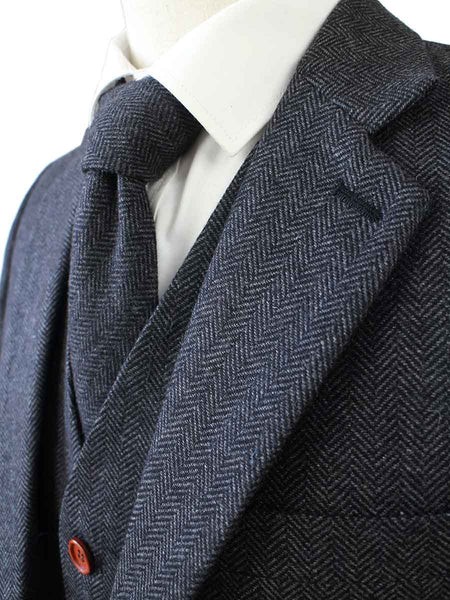Grey herringbone 3 piece suit new arrivals