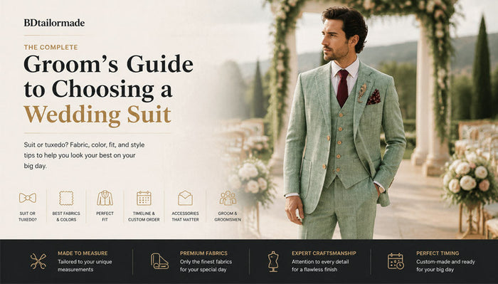 The Complete Groom’s Guide to Choosing a Wedding Suit in 2026