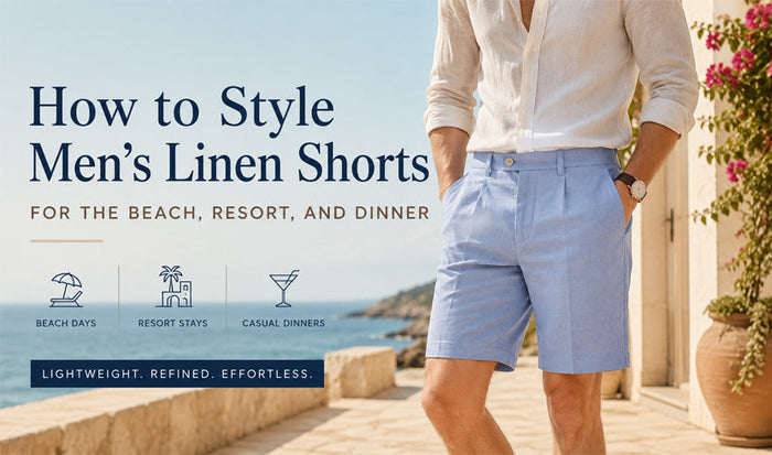How to Style Men’s Linen Shorts for the Beach, Resort, and Dinner