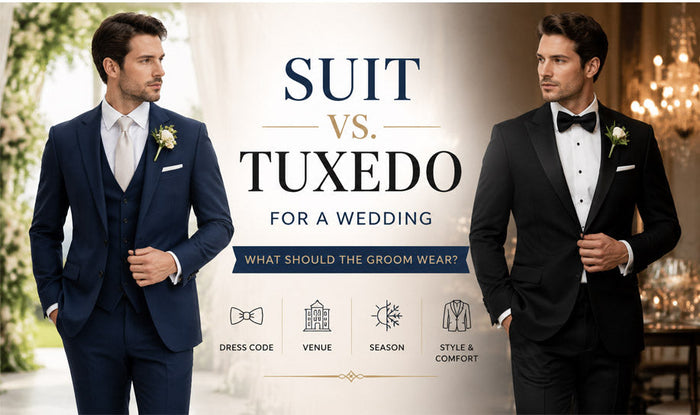 Suit vs. Tuxedo for a Wedding: What Should the Groom Wear?
