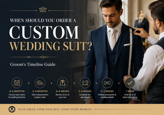 When Should You Order a Custom Wedding Suit?