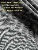 Classic Grey Herringbone Tweed 3 Piece Suit