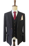 BLACK TENCEL LINEN 3 PIECE SUITS