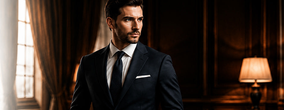 Man wearing a tailored suit
