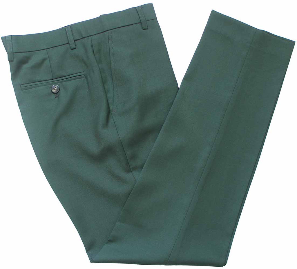 Classics Dark Green Mix and Match Wine Red Worsted 3 Piece Suit Classics Dark Green Mix and Match Wine Red Worsted 3 Piece Suit