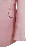 PINK LINEN 3 PIECE SUIT