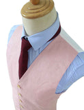 PINK LINEN 3 PIECE SUIT