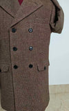 DOUBLE BREASTED WIDE LAPEL OVERCOAT