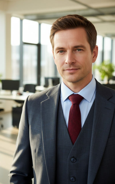 CHARCOAL worsted suits