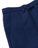 Wine Red Birdseye & Dark Blue Birdseye Worsted 2 Piece Suit