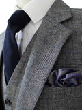 BDtailormade RETRO GREY PLAID TWEED 2 PIECE SUIT - BDtailormade TWEED SUITStweedmaker hockerty menstweedsuit