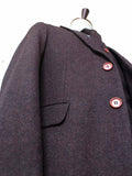 BDtailormade DARK BROWN BARLEYCORN TWEED JACKET - BDtailormade TWEED JACKETStweedmaker hockerty menstweedsuit