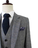 BDtailormade RETRO GREY PLAID TWEED 2 PIECE SUIT - BDtailormade TWEED SUITStweedmaker hockerty menstweedsuit