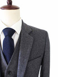 BDtailormade GREY TWILL TWEED 2 PIECE SUIT - BDtailormade TWEED SUITStweedmaker hockerty menstweedsuit