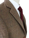 BDtailormade BROWN HERRINGBONE TWEED 2 PIECE SUIT - BDtailormade TWEED SUITStweedmaker hockerty menstweedsuit