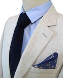 BEIGE 3 PIECE LINEN SUIT - BDtailormade