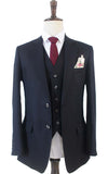 BLACK 3 PIECE LINEN SUIT - BDtailormade