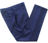 BDtailormade BLUE GINGHAM WORSTED 3 PIECE SUIT - BDtailormade Worsted Suittweedmaker hockerty menstweedsuit