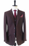 BROWN TWILL TWEED 3 PIECE SUIT