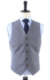 BDtailormade GREY HERRINGBONE WORSTED 3 PIECE SUIT - BDtailormade Worsted Suittweedmaker hockerty menstweedsuit