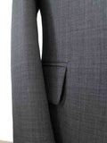 BDtailormade GREY BIRDSEYE WORSTED 3 PIECE SUIT - BDtailormade Worsted Suittweedmaker hockerty menstweedsuit