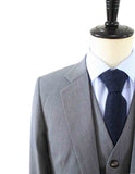 BDtailormade GREY HERRINGBONE WORSTED 3 PIECE SUIT - BDtailormade Worsted Suittweedmaker hockerty menstweedsuit