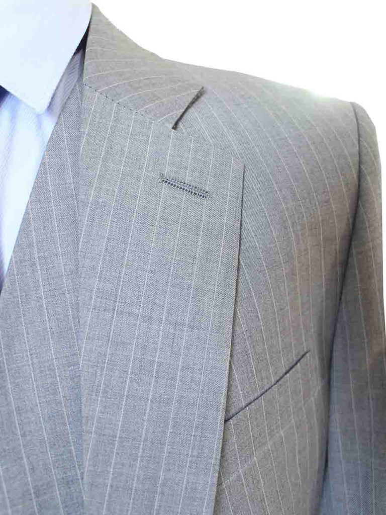 Classic Style Dark Grey Stripe Coat and Pants Trendy Business Custom Tailor  Made to Measure Suit for Men - China Business Suit and Wool Suit price |  Made-in-China.com