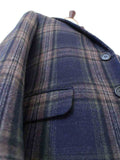 BDtailormade MIDNIGHT BLUE PLAID TWEED 2 PIECE SUIT - BDtailormade TWEED SUITStweedmaker hockerty menstweedsuit