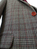 BDtailormade RETRO BROWN PLAID TWEED 3 PIECE SUIT - BDtailormade TWEED SUITStweedmaker hockerty menstweedsuit