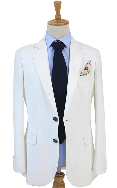 Buy White Slit Mens Suits 3 Piece Black Shawl Lapel Casual Groom Tuxedos  for Wedding Groomsmen Suits Men at Amazon.in