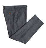 BDtailormade Grey Herringbone Tweed Trousers - BDtailormade tweedmaker hockerty menstweedsuit