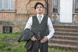 BDtailormade GREEN HERRINGBONE SPECKLE TWEED 3 PIECE SUIT - BDtailormade TWEED SUITStweedmaker hockerty menstweedsuit
